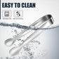 304 stainless steel ice tongs with sugar cube clip, water-splash cleaning view