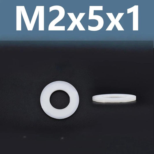 1000pcs /Pack Nylon Flat Washer Insulating Round Spacers, M2x5x1, M3x7x1, M3x20x1, M4x8x1, M4x12x1, M4x20x1, M5x8x1, M5x20x2, M6x12x1, M6x18x1.5, M6x25x2, M8x14x1, M10x25x2, M12x20x1