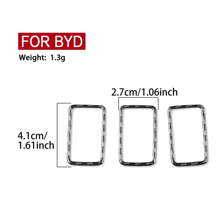 For 2022-2025 BYD Seal 3pcs /Set Height Adjustment Decorative Stickers