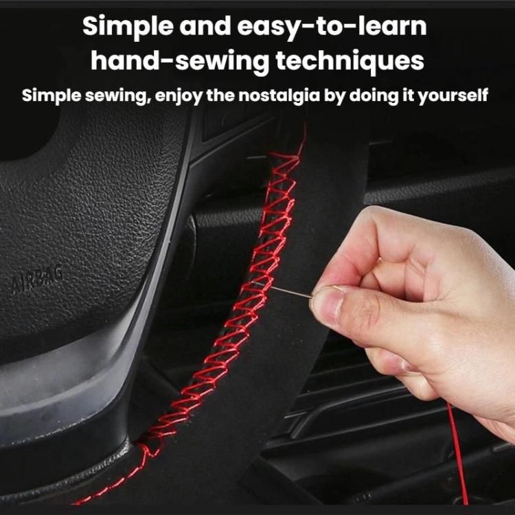 Suede Hand-Stitched Steering Wheel Cover With Center Alignment Marker Universal Car Steering Wheel Protector