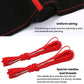 Suede Hand-Stitched Steering Wheel Cover With Center Alignment Marker Universal Car Steering Wheel Protector