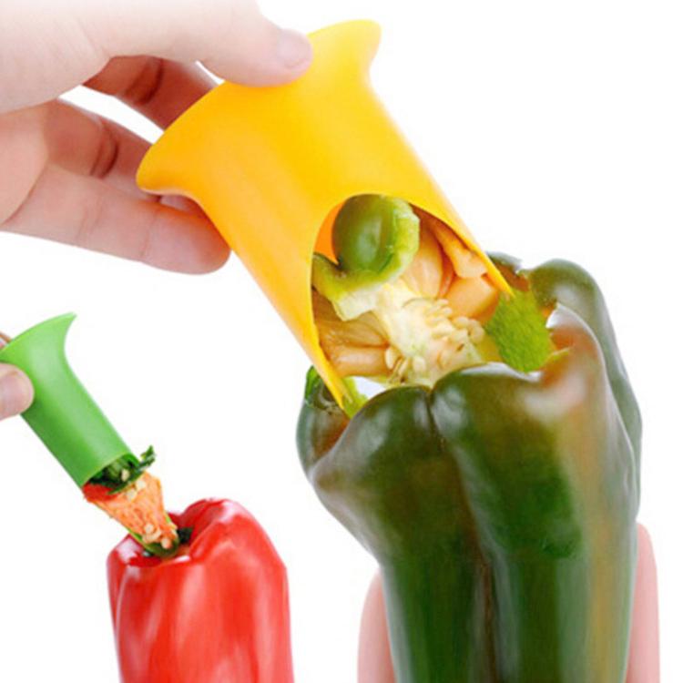 LsCook 2-Piece Set PP Pepper Corer