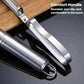 Stainless steel grater handle and protective grip, smooth rounded non-slip design