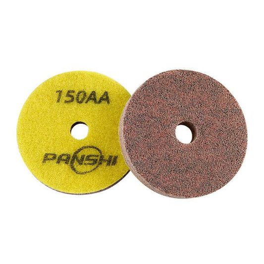 PANSHI Sponge Fiber Marble Wet Polishing Pad Thickened Stone Grinding Pad, 3 inch 80mm 150AA, 3 inch 80mm 300AA, 3 inch 80mm 500AA, 3 inch 80mm 1000AA, 3 inch 80mm 2000AA, 3 inch 80mm 3000AA, 3 inch 80mm 6000AA, 3 inch 80mm 10000AA, 4 inch 100mm 150AA ...