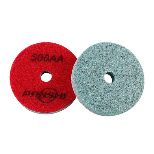 PANSHI Sponge Fiber Marble Wet Polishing Pad Thickened Stone Grinding Pad, 3 inch 80mm 150AA, 3 inch 80mm 300AA, 3 inch 80mm 500AA, 3 inch 80mm 1000AA, 3 inch 80mm 2000AA, 3 inch 80mm 3000AA, 3 inch 80mm 6000AA, 3 inch 80mm 10000AA, 4 inch 100mm 150AA ...