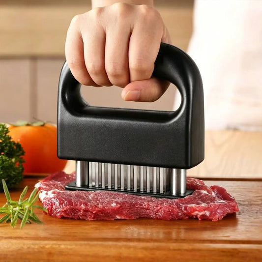 LsCook Handle Style 48 Pin Meat Tenderizer 430 Stainless Steel Tenderizing Pins