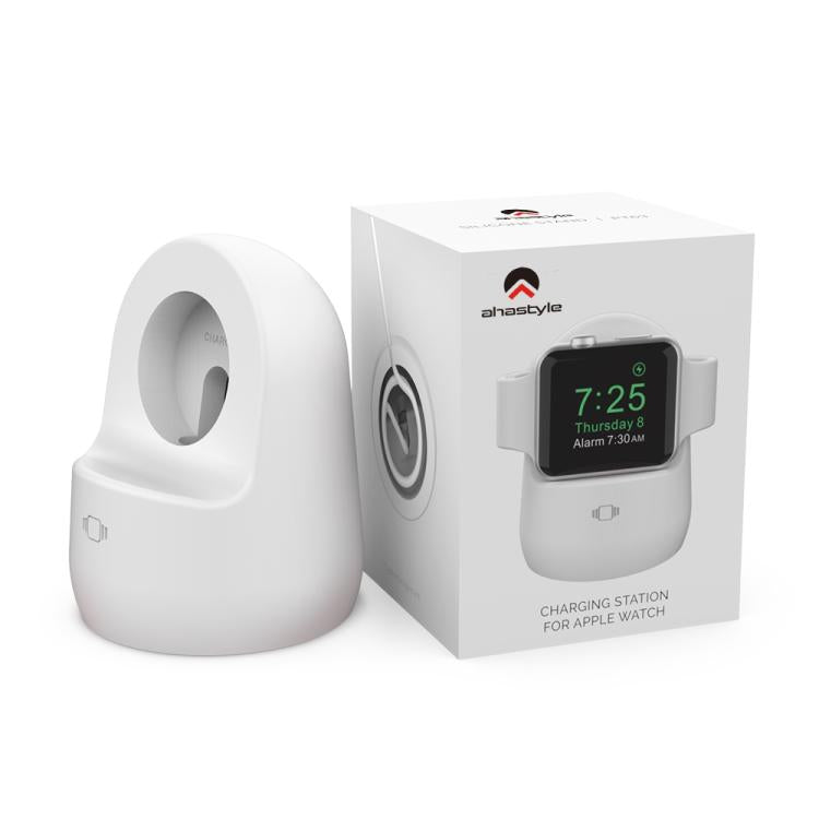 For Apple Watch AhaStyle PT63  Silicone Charging Storage Stand Mini Charging Base, Without Charger
