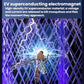 Electric mosquito trap with purple glowing grid and visible electrical discharge effect