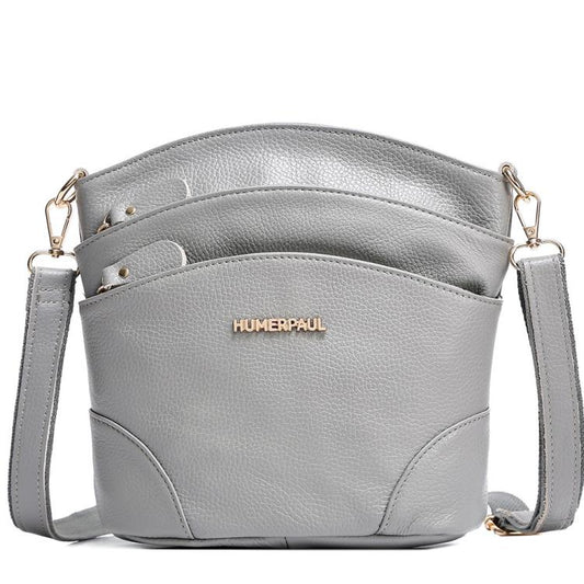 HUMERPAUL WB201 Women Leather Shoulder Bag Large Capacity Crossbody Bag