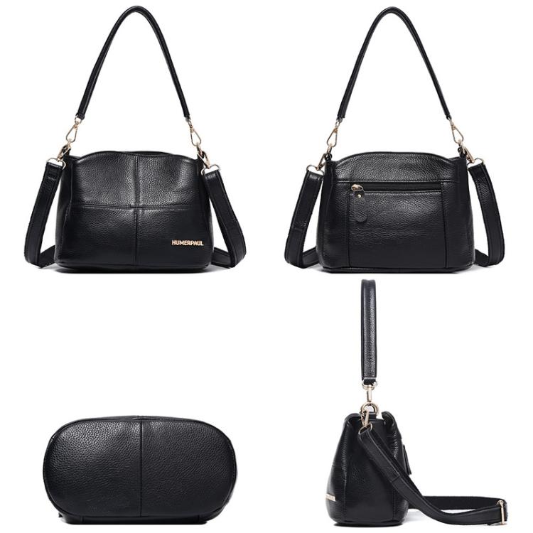 HUMERPAUL WB202 Women Leather Shoulder Bag Large Capacity Crossbody Bag