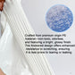 White drawstring cat litter liner bag showing thick, ridged, scratch-resistant material