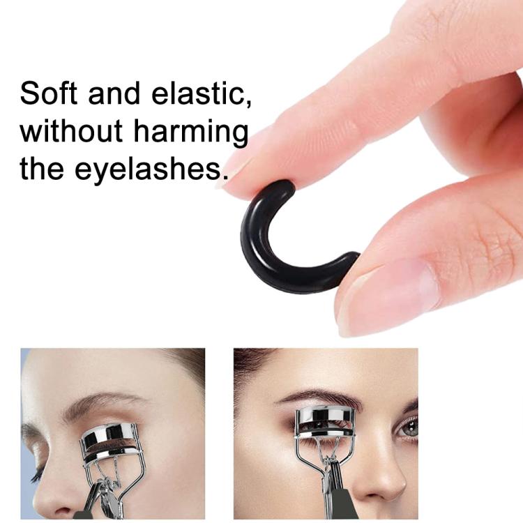 100pcs /Box Eyelash Curler Refill Pads Universal Eye Lash Curler Replacement Rubber Pads