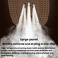 Handheld garment steamer releasing steam through a perforated panel