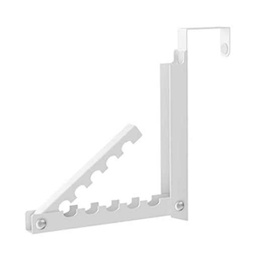 FS-2621 Double Folding Over-The-Door Clothes Drying Rack No-Drill Door Storage Hanger, FS-2621