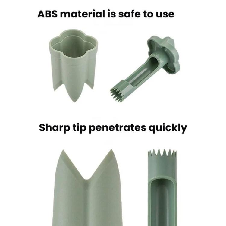 LsCook 3pcs /Box ABS Plastic Corer Pitting Tool Chili Seeder