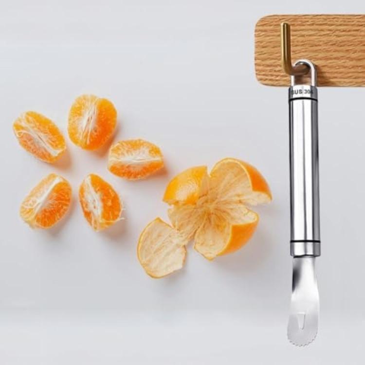 LsCook 304 Stainless Steel Orange Peeler Fruit Peeling Tool
