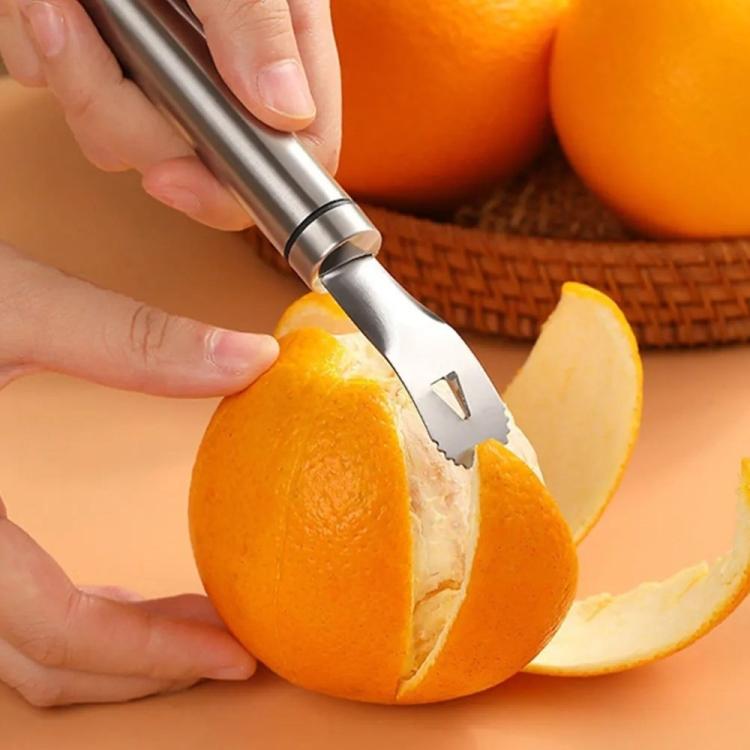 LsCook 304 Stainless Steel Orange Peeler Fruit Peeling Tool