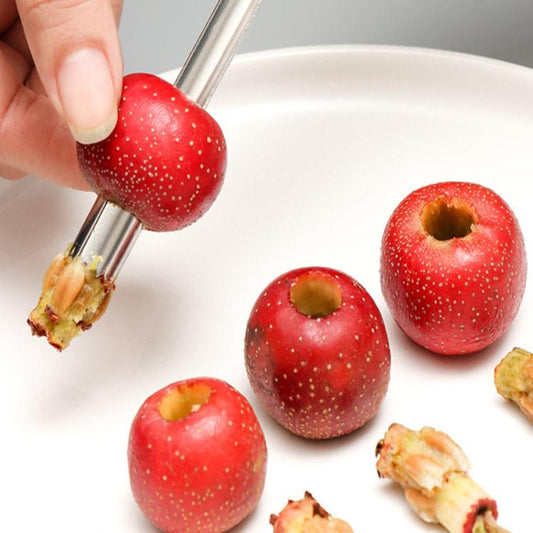 304 Stainless Steel Fruit Corer Hawthorn Pitter, 1.2cm