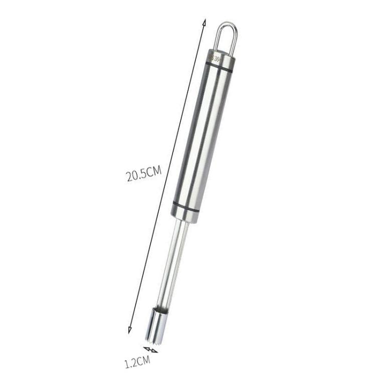 Stainless steel fruit corer pitter tool, 1.2 cm tip size