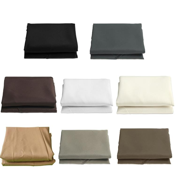 Folded replacement canopy fabric panels in assorted colors
