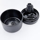 Replacement shaver cleaning station pod base, open top showing inner components