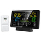 Wireless color weather station with stand and white outdoor sensor unit