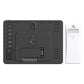 Wireless weather station back panel with controls and included outdoor sensor