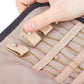 Faux Suede Jewelry Storage Foldable Portable Earring Roll Bag