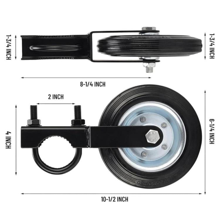 Heavy Duty Farm Gate Casters Outdoor Door Frame Auxiliary Wheels