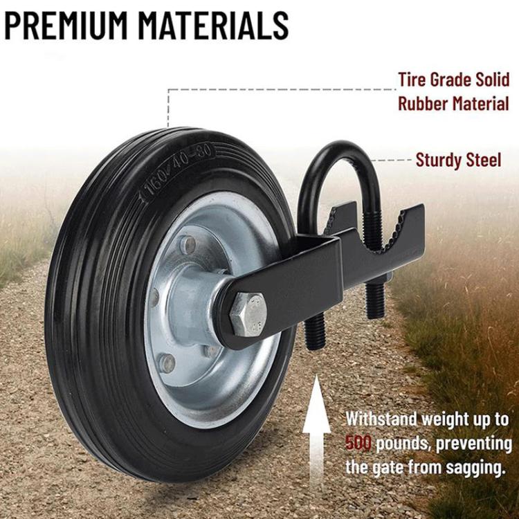 Heavy Duty Farm Gate Casters Outdoor Door Frame Auxiliary Wheels