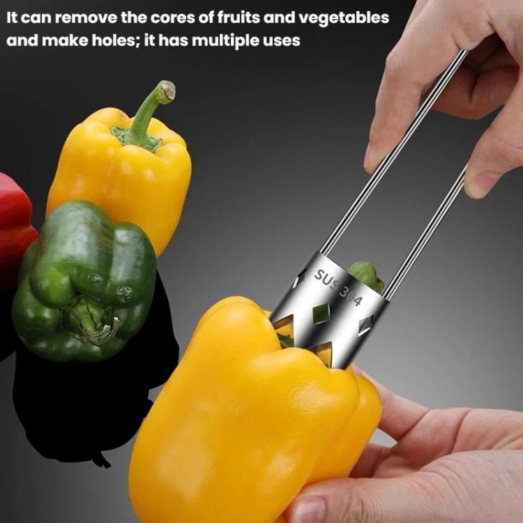 LsCook 304 Stainless Steel Corer Fruit Hole Digger