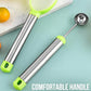 LsCook 3-Piece Set Fruit Ball Scooper Set Kitchen Carving Knife