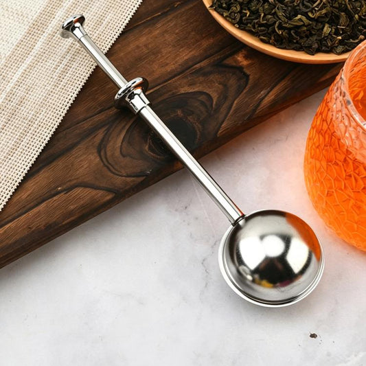 304 Stainless Steel Tea Strainer Round Telescopic Tea Infuser, LsCook Half-hole, LsCook Full-hole