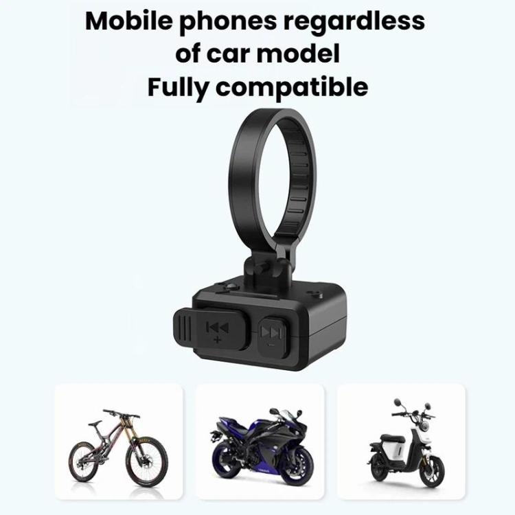 Q17 Bluetooth Riding Phone Remote Control Music Track Switch Remote For Motorcycle & Bicycle, Q17