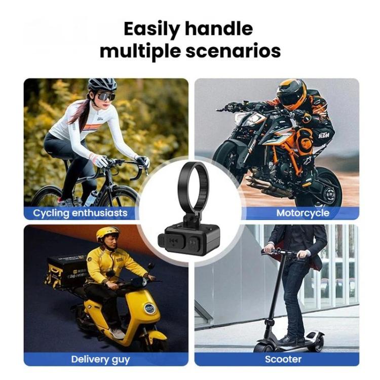 Q17 Bluetooth Riding Phone Remote Control Music Track Switch Remote For Motorcycle & Bicycle, Q17