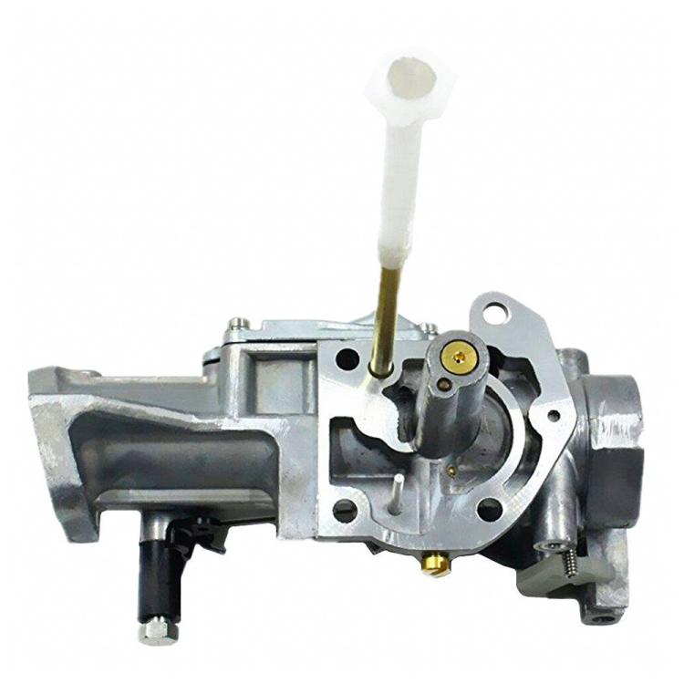 Mechanical carburetor body with linkage and air intake port