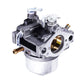 Lawn mower carburetor assembly with choke spring and brass fittings
