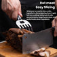 LsCook Multifunctional Bear Claw Shape Hand Guard Meat BBQ Shredder, All-Steel