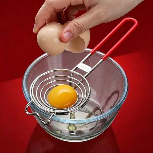 LsCook 304 Stainless Steel Spiral Egg White Separator Yolk Extractor Tool