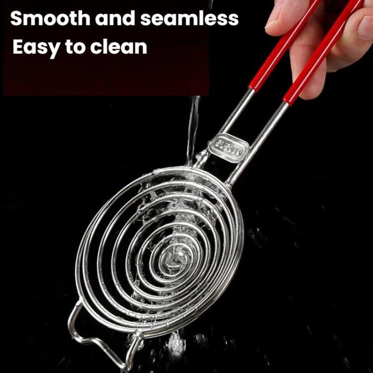 LsCook 304 Stainless Steel Spiral Egg White Separator Yolk Extractor Tool