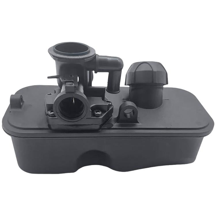 Mechanical carburetor body with air intake port, black housing and top cover
