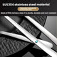 SUS304 stainless steel utensils with engraved markings on polished handles.