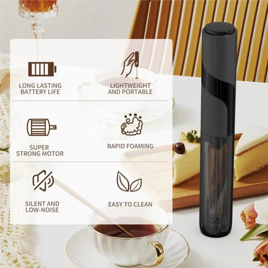 LsCook Coffee Milk Frother Compact Home Baking Tool Handheld Electric Milk Whisk