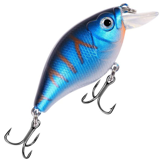 HENGJIA Deep Diving Fat Crankbait Fishing Lure Long Casting Hard Bait, 6cm 6.9g