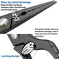 Serrated stainless-steel fishing pliers tip with locking knob and dark handle