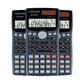 CITIPLUS SX-991MS Student Scientific Functions Calculator Solar Powered Multifunctional Exam Mathematical Calculator