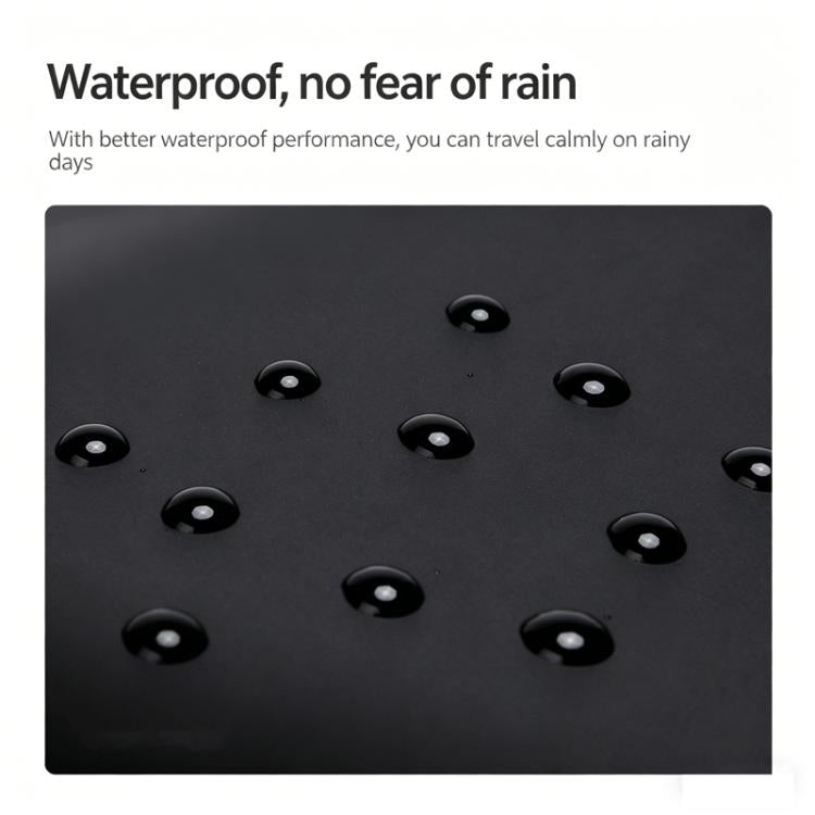 Black water-resistant laptop briefcase with smooth fabric and round rivet details