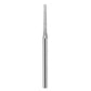 Diamond grinding needle drill bit with textured abrasive tip on a silver shank.