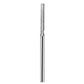 Diamond grinding drill needle bit with long silver handle and abrasive-coated tip.