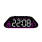 Digital Alarm Clock With Large LED Display 3 Brightness Levels, Auto-Dimming, Atmosphere Night Light & Timer